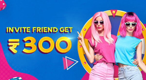 Invite friend and get 300 rupees unlimited referral bonus at RoyalJeet 365